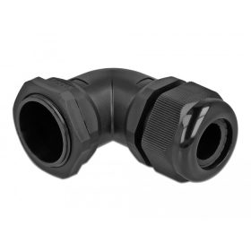   Delock Kábel tömszelence PG29 90  hajlított fekete (DL-60337)