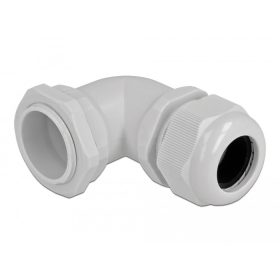   Delock Kábel tömszelence PG29 90  hajlított szürke (DL-60338)