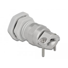   Delock Kábel tömszelence PG9 feszültség mentesítős és hajlítás védelemmel ellátott szürke (DL-60352)