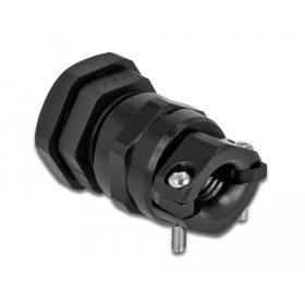   Delock Kábel tömszelence PG13,5 feszültség mentesítős és hajlítás védelemmel ellátott fekete (DL-60355)