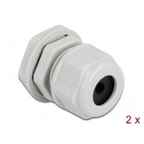   Delock Kábel tömszelence PG13,5 kerek kábelekhez 2 db. Szürke (DL-60364)