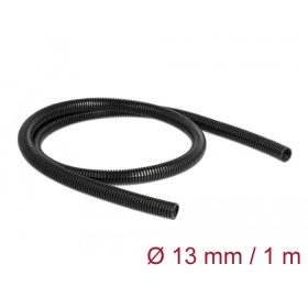 Delock Kábelvédő borítás 1 m x 13 mm fekete (DL-60457)