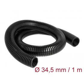   Delock Kábelvédő borítás 1 m x 34,5 mm fekete (DL-60460)