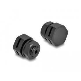 Delock Ventillációs csatlakozó M6 fekete 2 db. (DL-60477)