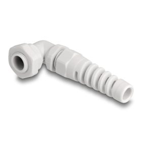   Delock Kábel tömszelence PG7 90  hajlított feszültség mentesítős szürke (DL-60526)