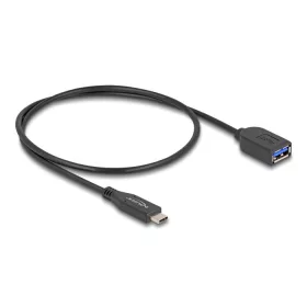   Delock USB 10 Gbps koax kábel USB Type-C  apa   A-típusú anya 50 cm hosszú (DL-60568)