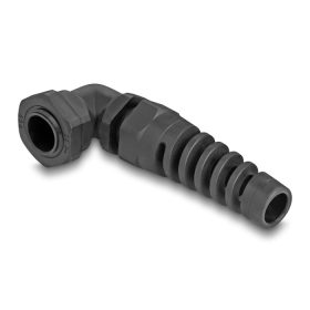   Delock Kábel tömszelence PG9 90  hajlított feszültség mentesítős fekete (DL-60569)