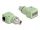 Delock M12 X-kódolt adapter 8 tűs apa - RJ45 anya Cat.5e beszerelő mélyedéssel, 90 -ban hajlított, zöld színű (DL-60683)