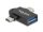 Delock Adapter USB 10 Gbps 2 az 1-ben A-típusú USB anya - USB Type-C  apa + Mikro-B USB apa OTG (DL-60739)