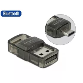   Delock USB 2.0 Bluetooth 4.0 adapter 2 az 1-ben USB Type-C  vagy A-típusú USB (DL-61002)