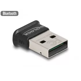  Delock USB Bluetooth 5.0 adapter class 1 mikrokialakítással - működés legfeljebb 100 méteres tartományban (DL-61024)