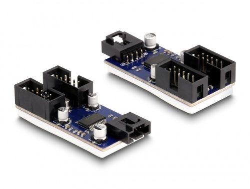 Delock USB 2.0 külső csatlakozósorral dugó, 2 portos