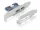 Delock Slot konzol 2x eSATAp 5V/12V (DL-61725)