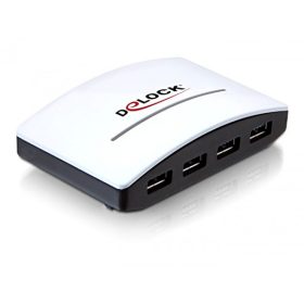 Delock külső USB 3.0 HUB (4 porttal) (DL-61762)