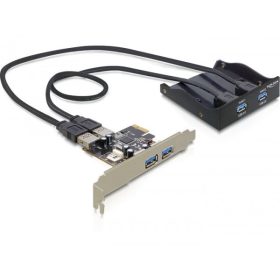   Delock elülső panel, 2 x USB 3.0 + PCI Express Card 2 x USB 3.0 (DL-61893)
