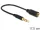 Delock sztereó jack 3.5 mm 4 pin - sztereó dugó 3.5 mm 4 pin kábel (megváltoztatja a pin kiosztást) (DL-62498)