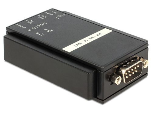 Delock Ethernet LAN > soros RS-232 átalakító