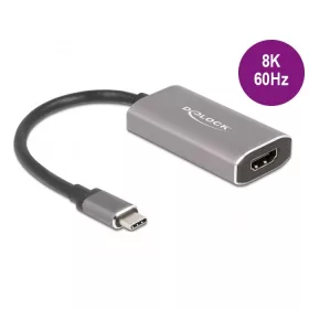   Delock USB Type-C  adapter HDMI (DP Alt Mode) 8K-hez HDR funkcióval (DL-62632)