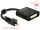 Delock Adapter mini Displayport 1.2-dugós csatlakozó csavarral > DVI-csatlakozóhüvely 4K aktív feket (DL-62639)