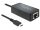 Delock Adapter SuperSpeed USB (USB 3.1 Gen 1) USB Type-C csatlakozódugóval > Gigabit LAN 10/100/1000