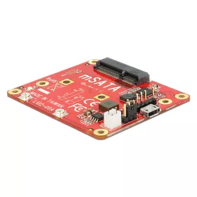   Delock Raspberry Pi átalakító USB Micro-B-csatlakozóhüvellyel > sebességű mSATA 6 Gb/s (DL-62648)
