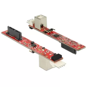   Delock 13 tűs Slim SATA-átalakító > B típusú USB 2.0-s csatlakozóhüvely (DL-62651)