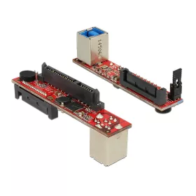   Delock Sebességű SATA 6 Gb/s-átalakító > B típusú USB 3.0-s csatlakozóhüvely (DL-62652)