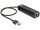 Delock USB 3.0-s elosztó 3 porttal + 1 Gigabit LAN-port 10/100/1000 Mb/s