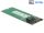 Delock SATA-átalakító, 22 tűs / SFF-8643 NVMe > 1 x M.2 NGFF M aljzat