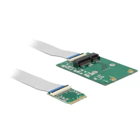   Delock Átalakító, M.2 aljzat A+E nyílással, csatlakozódugó > 1 x Mini PCIe-nyílás fél méretben (DL-62848)