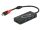 Delock Külso, USB 3.1-es, 1. generációs elosztó, USB Type-C > 3 x USB A-típusú + két nyílással rend