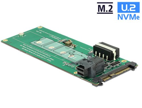 Delock Átalakító U.2 SFF-8639 / SFF-8643 NVMe > 1 x M.2 M aljzat