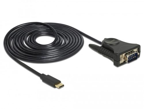 Delock Adapter, USB Type-C  > 1 db soros DB9 RS-232