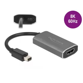   Delock Aktív mini DisplayPort 1.4 - HDMI adapter 8K HDR funkcióval (DL-63200)