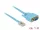 Delock RS-232 DB9 típusú adapter anya > 1 x RS-232 RJ45 soros apa 1 m (DL-63341)