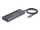 Delock USB 5 Gbps hub 7 USB Type-C  porttal és kapcsolóval, melyből 6 adatport és egy adat és 20 Wattos PD port