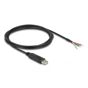   Delock Adapter kábel A-típusú USB 2.0 - soros RS-485 3 nyílt vezetékvéggel 2 m (DL-63509)