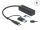 Delock 4 Port USB 3.2 Gen 1 Hub USB Type-C  vagy A-típusú USB konnektorral