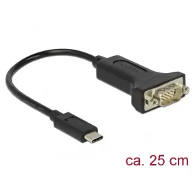   Delock Adapter, USB Type-C > 1 db soros DB9 RS-232 (DL-63908)