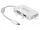 Delock Adapter USB Type-C-dugós csatlakozó > VGA / HDMI / DVI-csatlakozóhüvely fehér (DL-63924)