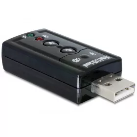   Delock USB 2.0 külso hangátalakító 24 bit / 96 kHz S/PDIF-fel (DL-63926)