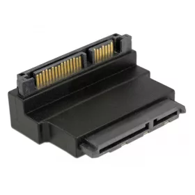   Delock 22 tus SATA adapter záró funkcióval anya - apa zárszögben lefelé hajtva (DL-63943)