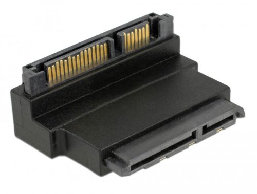 Delock 22 tus SATA adapter záró funkcióval anya - apa zárszögben lefelé hajtva