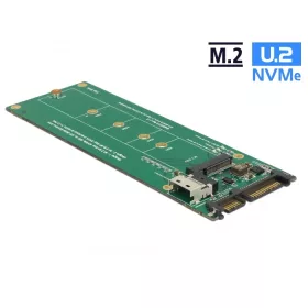   Delock U.2 SFF-8654 vagy SATA átalakító 1 x M.2 M-kulcs nyíláshoz (DL-63953)