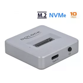   Delock M.2 dokkoló állomás M.2 NVMe PCIe SSD-hez USB Type-C  anya (DL-64000)