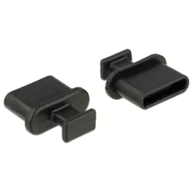  Delock Porvédo USB-C típusú kimenethez fogantyúval 10 db fekete (DL-64013)
