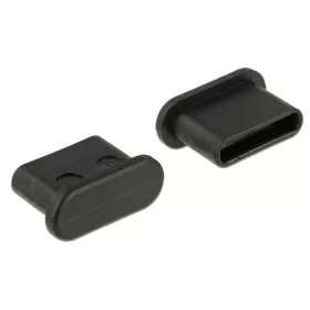   Delock Porvédo USB Type-C  kimenethez fogantyú nélkül 10 darab fekete (DL-64014)