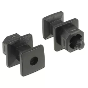   Delock Porvédo TOSLINK típusú kimenethez fogantyúval 10 db fekete (DL-64023)