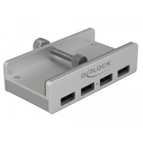   Delock Külso USB 3.0 hub 4 bemenettel záró csavarral (DL-64046)