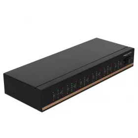   Delock USB 2.0 csatlakozóval rendelkező, 12 portos, soros RS-232 hub túlterhelés védelemmel és kibőv (DL-64070)